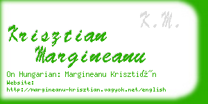 krisztian margineanu business card